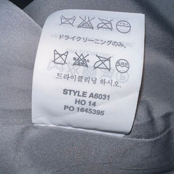 J. Crew, Elsa Dress Leavers Lace in Stormy Gray, Bridesmaid Women’s 0 Petite - Picture 12 of 13